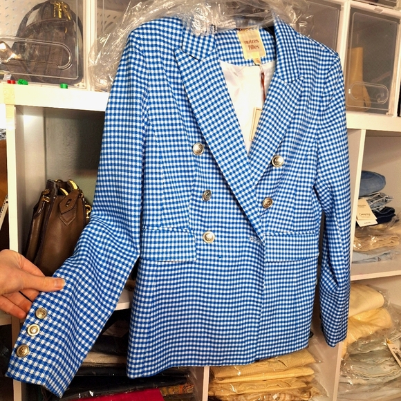 Gingham blazer - Picture 5 of 7